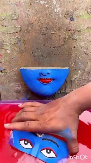 hu ru ru Rajasthani song🔥hu ru ru song🚩Krishna statue making at home🙏laddu gopal#shorts