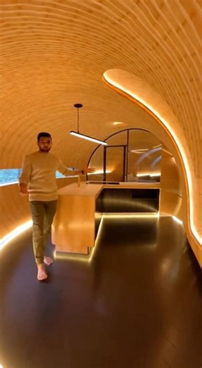 Modern Minimalist House Built INSIDE a Tree Trunk | Architectural Walkthrough