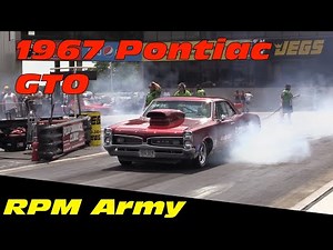 Awesome Super Gas Class 1967 GTO Lucas Oil Drag Racing Series
