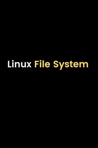 Linux File System #shorts #short #linux #coding