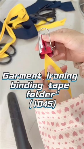 Garment ironing binding tape folder.(1045)