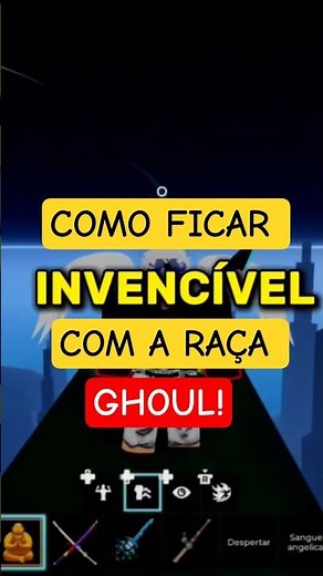 COMO PEGAR A RAÇA GHOUL NO BLOX FRUITS! (Rápido e Fácil) 🔥 #bloxfruits