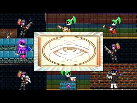 Ultrakill In Absentia ΛΟΓΟΣ... but it's a Starbound abc cover