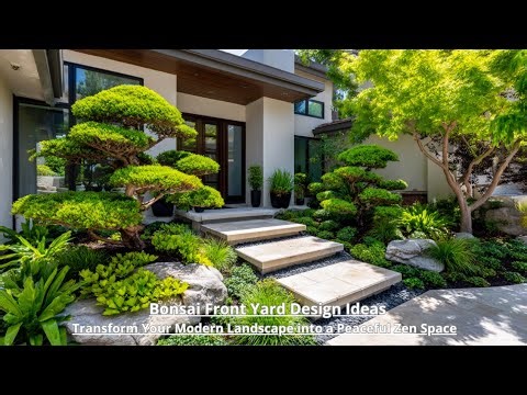 10 Modern Bonsai Landscaping Tips to Elevate Your Front Yard Décor