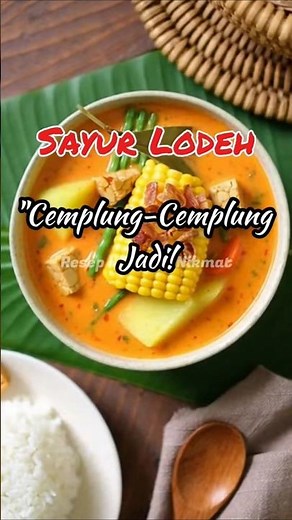 ​"Menu Sehari-hari: Sayur Lodeh Sederhana Modal 15 Ribu, Anak & Suami Pasti Lahap" #cooking #resep