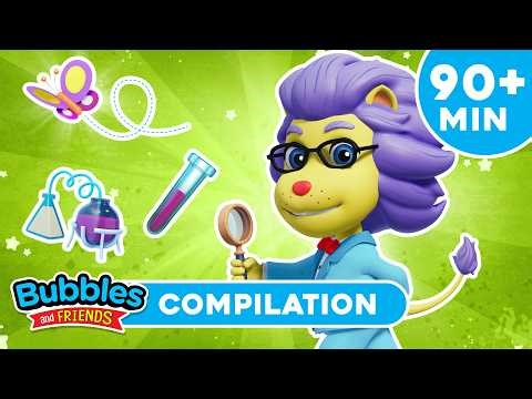 🧪 Science and Exploration with Bubbles and Friends | Preschool Learning Compilation