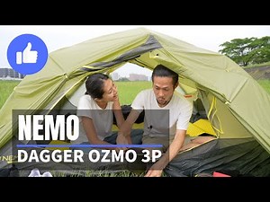 [NEMO Dagger Osmo 3P] A lightweight tent ideal for couples climbing and couples camping! !