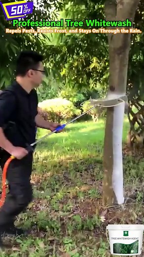 🌳Are your trees under attack from pests? Our tree armor shields them for worry-free peace of mind! “Say goodbye to frost damage and borer infestations: Your trees will become unstoppable!” Your tree clinic in a bucket: ❄️🔥 Dual-Resistance Technology: Withstands -30°C extreme cold scorching sun damage 🛡️ Invisible Shield: Forms an “invisible firewall” against fungi and borers. 🌧️ Weather-resistant, 365-day protection: Stands firm through storms (never peels off!) ⚡ Ready to use: Apply directl