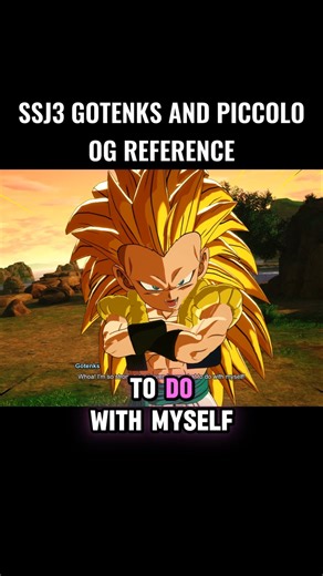 SSJ3 Gotenks And Piccolo Og Reference 🤯 #crashout #gotenks #sparkingzero #dragonball #dbz