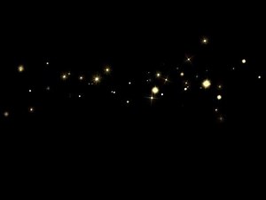 kirakira 02 yellow フリー動画素材 キラキラ 星