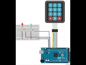 Test keypad avec Arduino Mega 2560