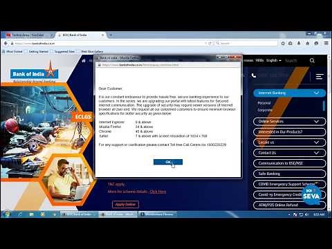 How to Change / Update mobile number online Bank of India (BOI) procedure