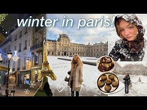 a week in PARIS 🇫🇷 winter travel guide for food, shopping, & must-see spots in 2026!