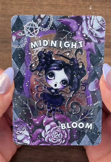 Create Stunning ASMR Midnight Bloom ATC Cards