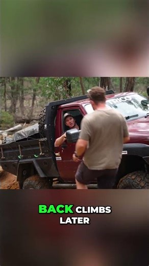 Inches from being sent home on a tow truck!
