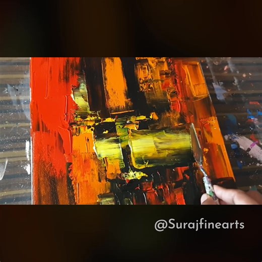 116K views · 1K reactions | Acrylic painting ✍️ Abstract face painting  . . . . . . . #acrylicpainting #easyart #dailyart #art #facebookviral #artist #abstractart #followme | Suraj fine arts | Facebook