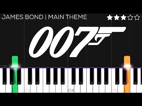 James Bond (007) - Main Theme (Arr. in the style of Patrik Pietschmann) | Piano Tutorial
