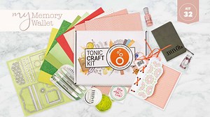 Take special care of your treasured memories with the limited edition Tonic Craft Kit 32 - My Memory Book Wallet Edition. Delivered to your door will be everything you need to create projects and albums worthy of holding your most cherished keepsakes. Pre-order now to reserve your Kit for June 1st dispatch! USA - https://bit.ly/2xFcGHr UK & Rest of the World - https://bit.ly/3cacM97 You'll receive a vibrant selection of quality Craft Perfect cardstock in stunning pastel textures and finishes, al