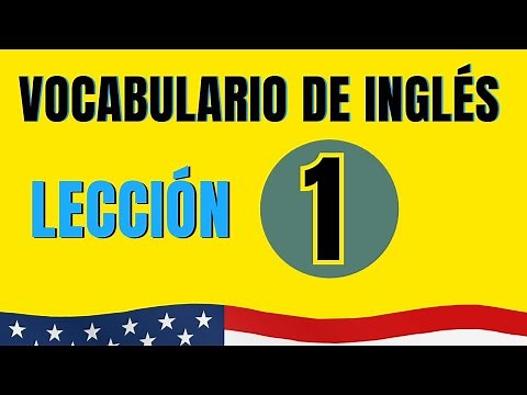 🧠 Vocabulario Básico De Inglés. Lección 1 ✅
