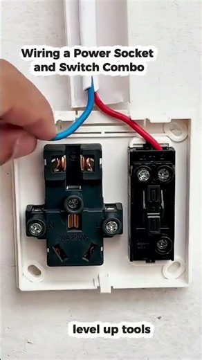 How to Wire a Power Socket and Switch Combo