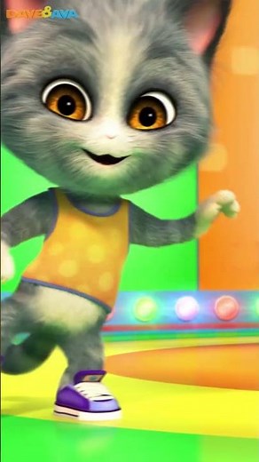 🙃 Hop a Little, Jump a Little with Dave and Ava | #Shorts | Nursery Rhymes & Baby Songs 🙃