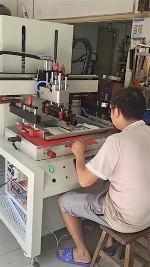 Fast and Precise Flatbed Screen Printing Machine