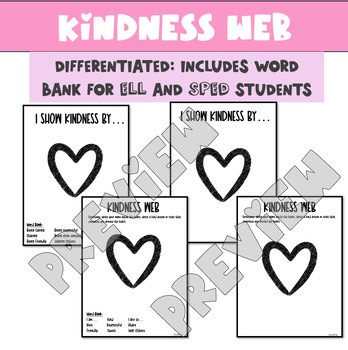 Kindness Web (Perfect for SEL/Differentiated)