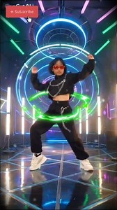 "Neon Beat Dance - Cyberpunk Queen 🔥"cut नानु 👌💝