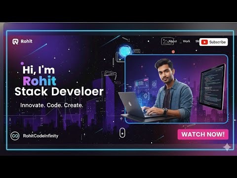 Personal Portfolio Website Using React | Developer Portfolio Project #viral