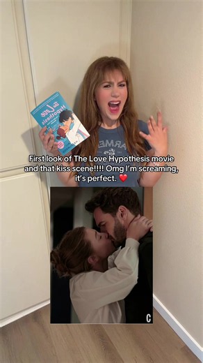 You guys we have an official date. ❤️ Also this kiss scene is perfect 😍 @The Love Hypothesis @Prime Video @Amazon MGM Studios #thelovehypothesis @Ali Hazelwood #primevideo