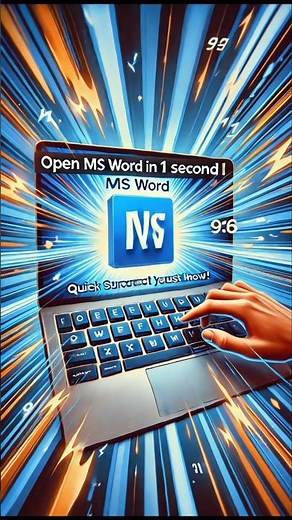 How to Open MS Word in 1 Second — Quick Shortcut #shorts