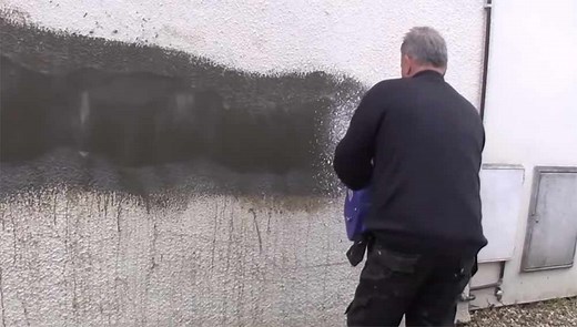 How to Apply Tyrolean Render Finish