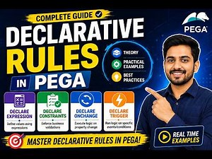 PEGA Declarative Rules Tutorial 🔥 | Expression, Constraints, OnChange & Trigger Explained