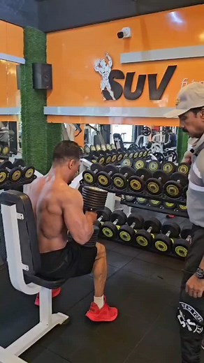 VM Basheer | Safe and Effective Triceps Training: Seated Overhead Two-Arm Dumbbell Extension The Seated Overhead Two-Arm Dumbbell Triceps Extension is... | Instagram