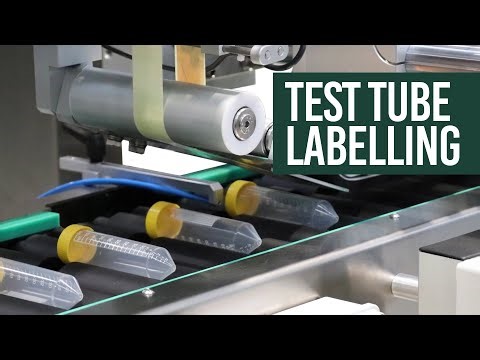 Labelling Machine for Test Tubes and Cylindrical Products