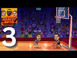 BasketBros Gameplay - Tournament With Stephen Curry Part 3 - basketball game (iOS, Android)