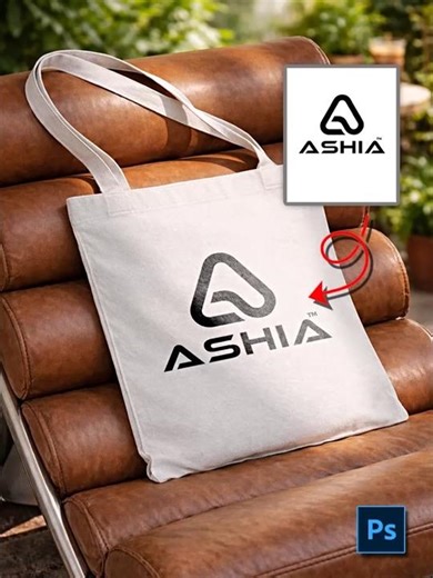 How to Place a Design on a Shopping Bag in Adobe Photoshop | Realistic Bag Mockup Tutorial