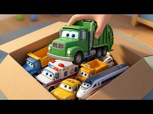 Toy Cars Song 🚓🚒 Police Car, Fire Truck & School Bus | Street Vehicles & Kids Songs