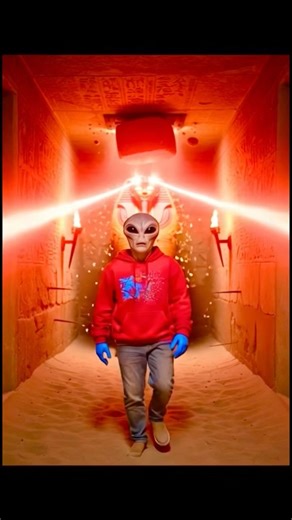 Alien Escaping Egypt👽 ￼
