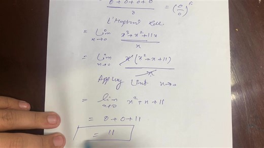 Evaluate Limit by using Algebraic techniques | Calculus Mathematics | Telemath 9&10