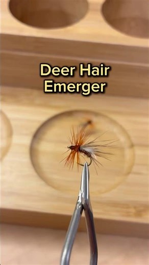 A Deer Hair Emerger to Get Ready for Spring #flytying #flyfishing #fishing #trout #spring #fish