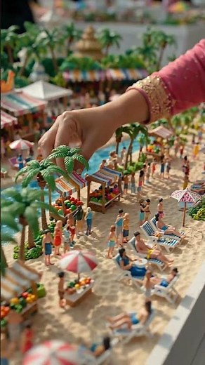 Creating an Ultra Realistic Miami Beach Miniature Paradise!