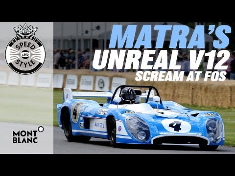 Screaming V12 Matra MS670B deafens the FOS crowd