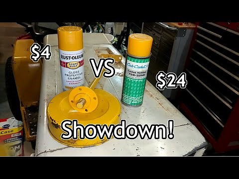 Cub Cadet Paint Showdown: Generic vs. Name Brand