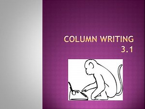 Column Writing 3.1 - SlideServe