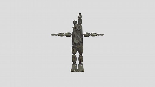 Springtrap TTO Low Poly - Download Free 3D model by Fnaf_p3d