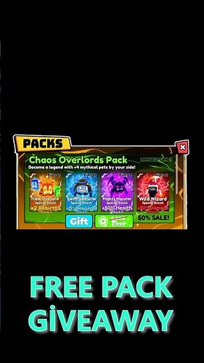 Free Chaos Overlords Pack (soon) - 💪Muscle Legends #roblox