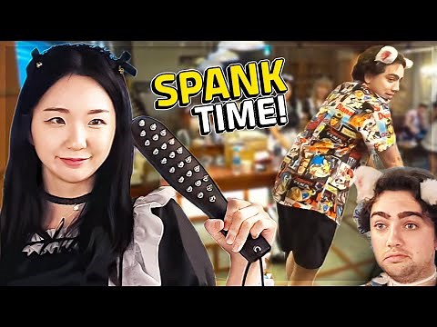 We Punished OTK with SPANKS! | Maid Cafe ft. Mizkif, Esfand, Emiru & Austinshow