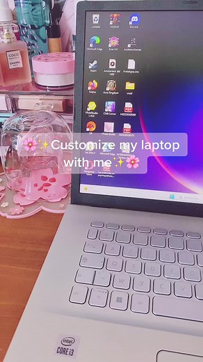 Customize my laptop with me - Cute laptop setup ideas