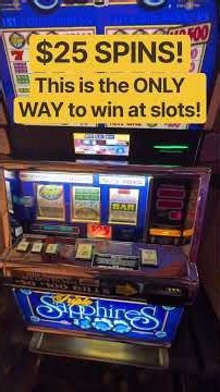 $25 Spins With Only $100! You CAN Win If You Use This Method! #casino #shorts #shortvideo #slots